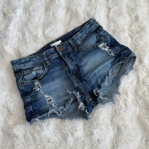 Denim Short Shorts